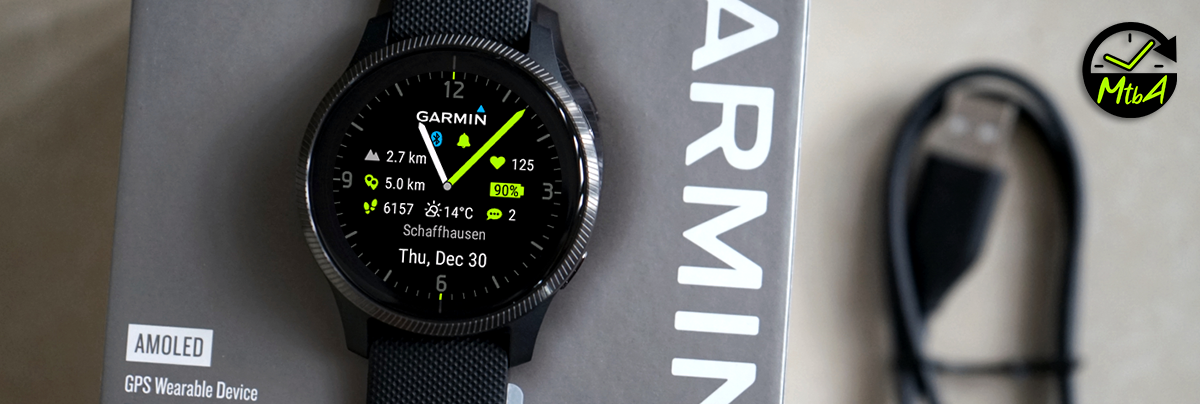 Banner for the MoveToBeActive Shop page with watch face examples
